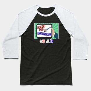 Lets Go Brandon - FJB Tablet Crack Pipe Baseball T-Shirt